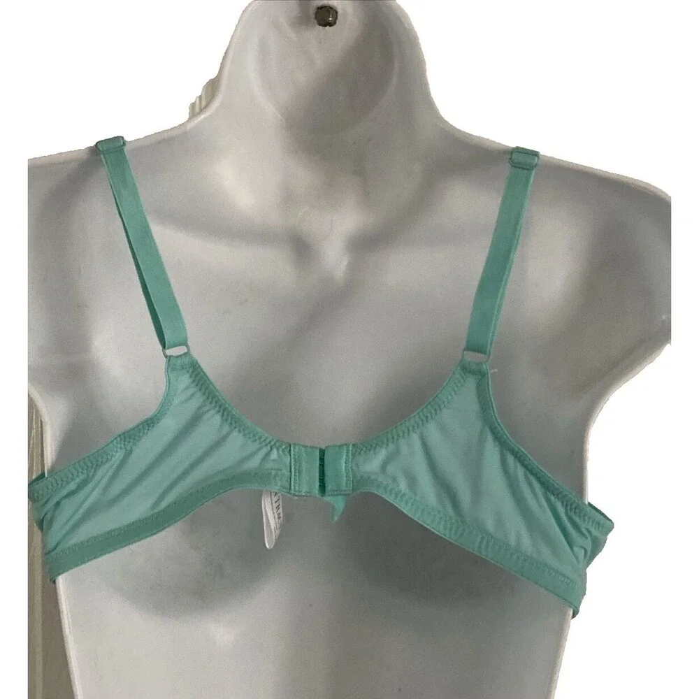 Ellen Tracy 59983P2 Underwire Bra Women Sz 38B Green Lightly Padded T Shirt Bra